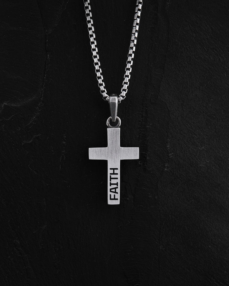 HELIGHET cross engraving example: FAITH