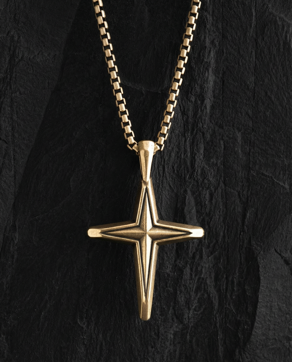 Kreuz CHEMIN (14k Gelbgold)