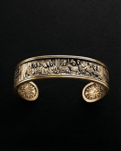 Armreif DAS LETZTE ABENDMAHL (14k Gelbgold)