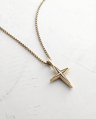 Kreuz CHEMIN (14k Gelbgold)
