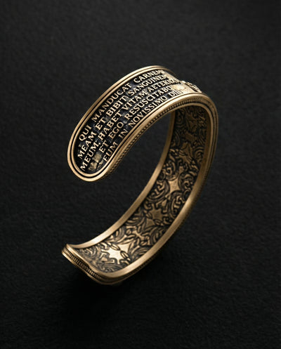 Armreif DAS LETZTE ABENDMAHL (14k Gelbgold)