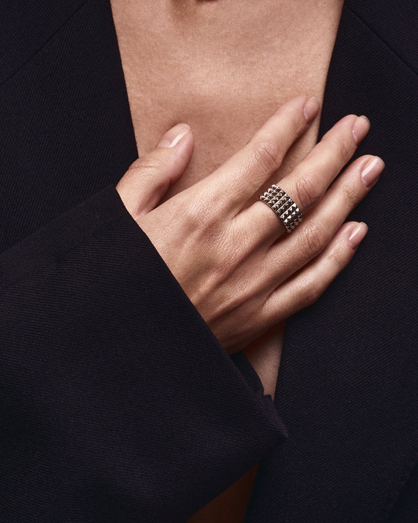 Silver ring SPIKE