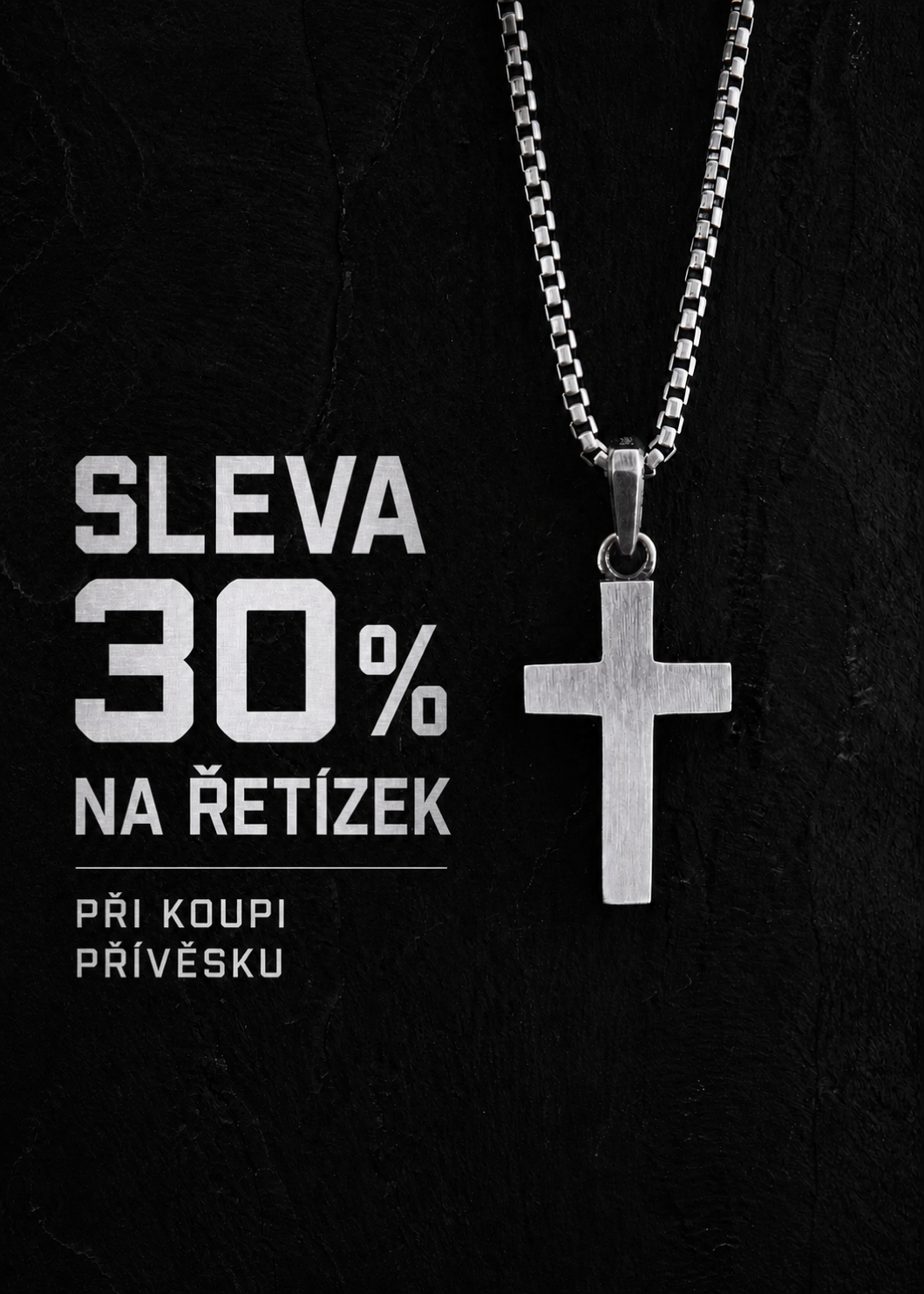 Sleva 30 % na řetízek při koupi přívěsku