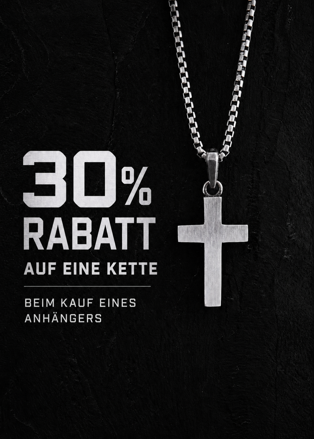 30 % Rabatt auf eine Kette beim Kauf eines Anhängers