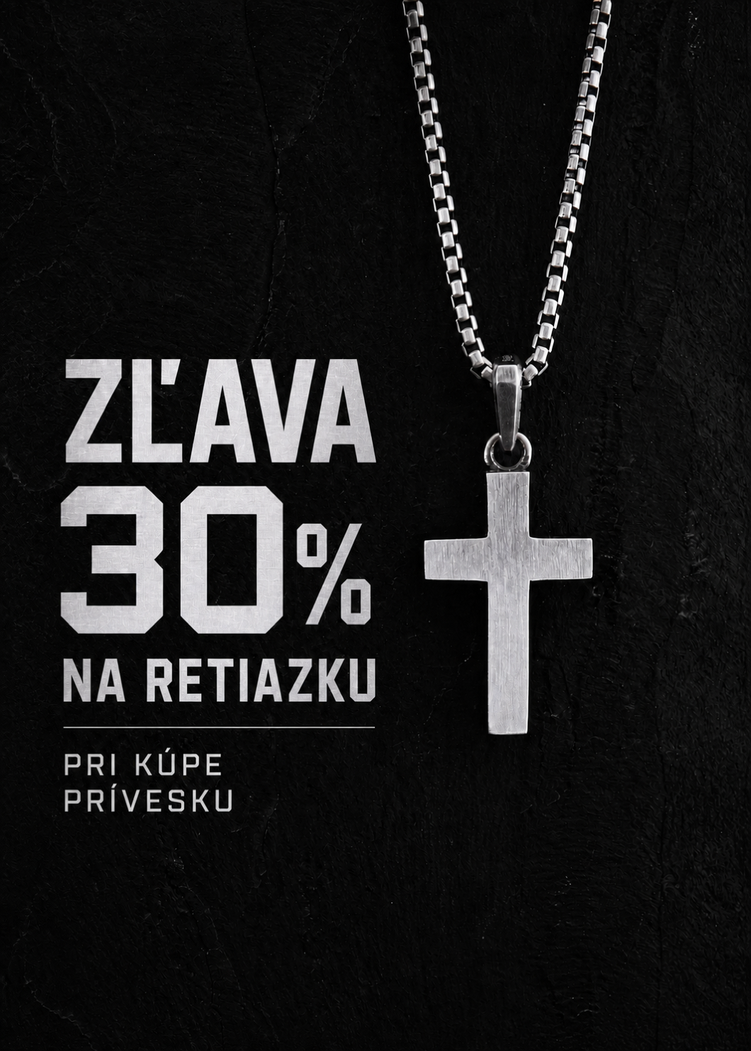 Zľava 30 % na retiazku pri kúpe prívesku