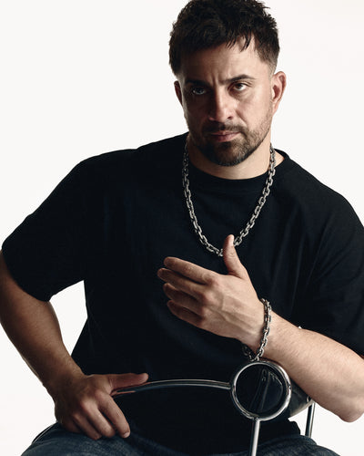 Silver bracelet FULCRUM — product view 2