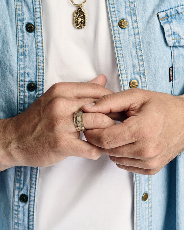 Ring CARVER (14k Yellow Gold)