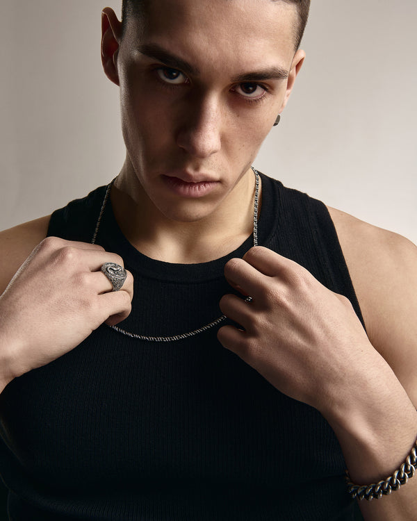 Bracciale in argento SKALL