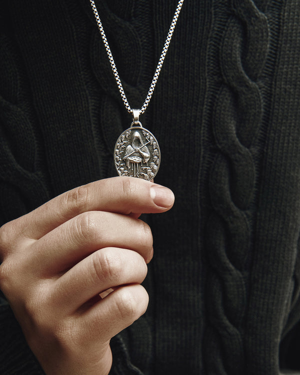 Silver pendant THE PAINTER OF FATE