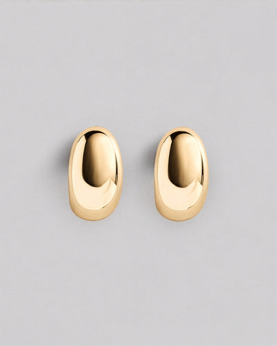 Nööpkõrvarõngad ROSÉE (14k yellow gold)