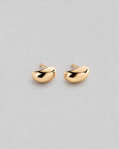 Nööpkõrvarõngad ROSÉE (14k yellow gold)